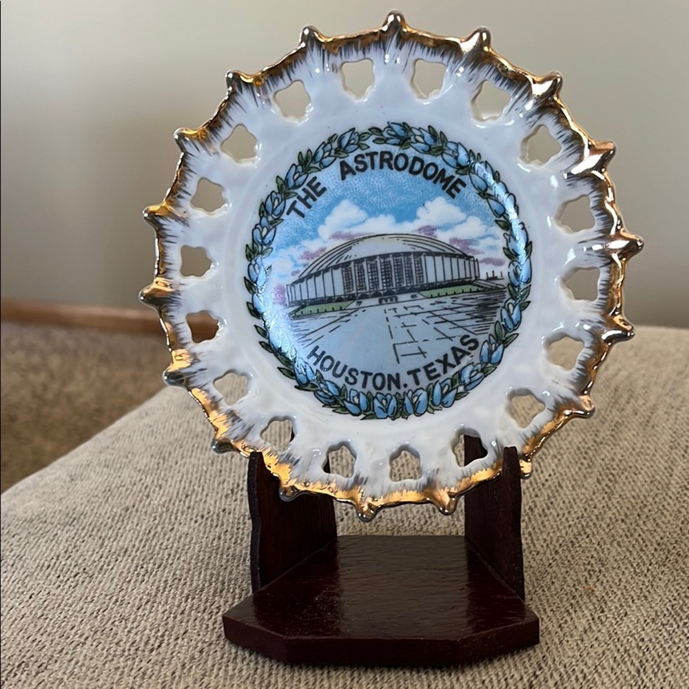 Vintage 5" Houston Astrodome Commemorative Plate